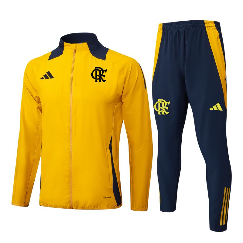 Conjunto Viagem Flamengo Amarelo 25-26