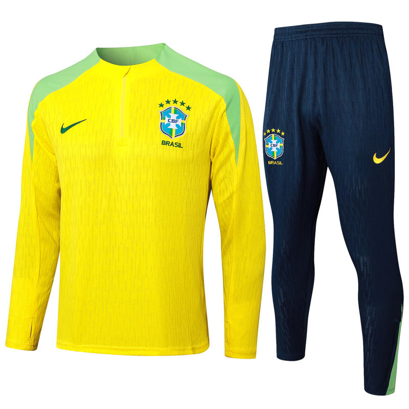 Conjunto Treino Brasil Amarelo 25-26