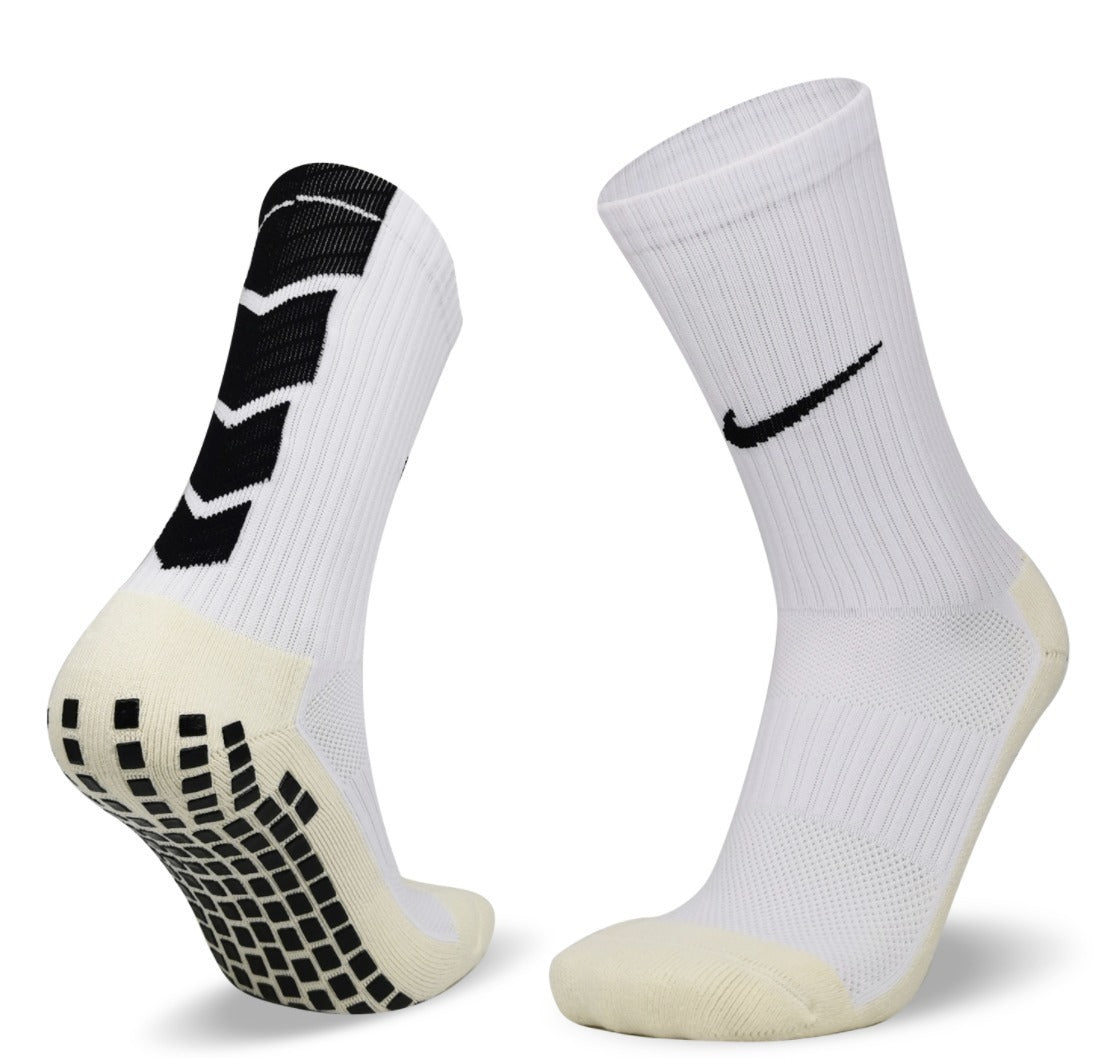 Meia Pro Antiderrapante Branca