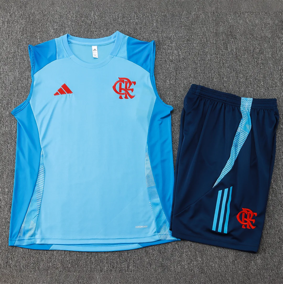 Kit Regata Flamengo Azul Claro